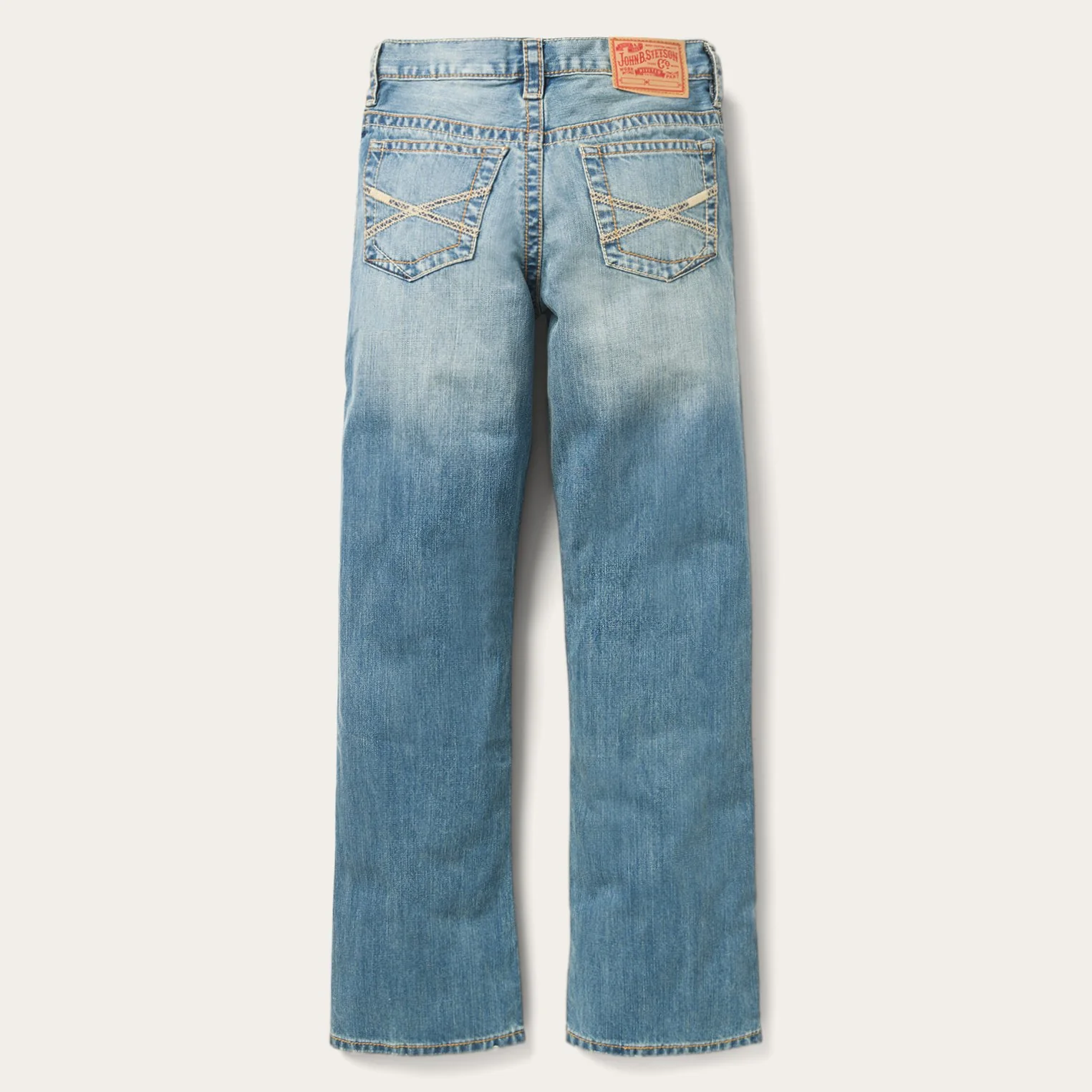 1520 Fit Light Wash Jeans With Tacking - Image 3