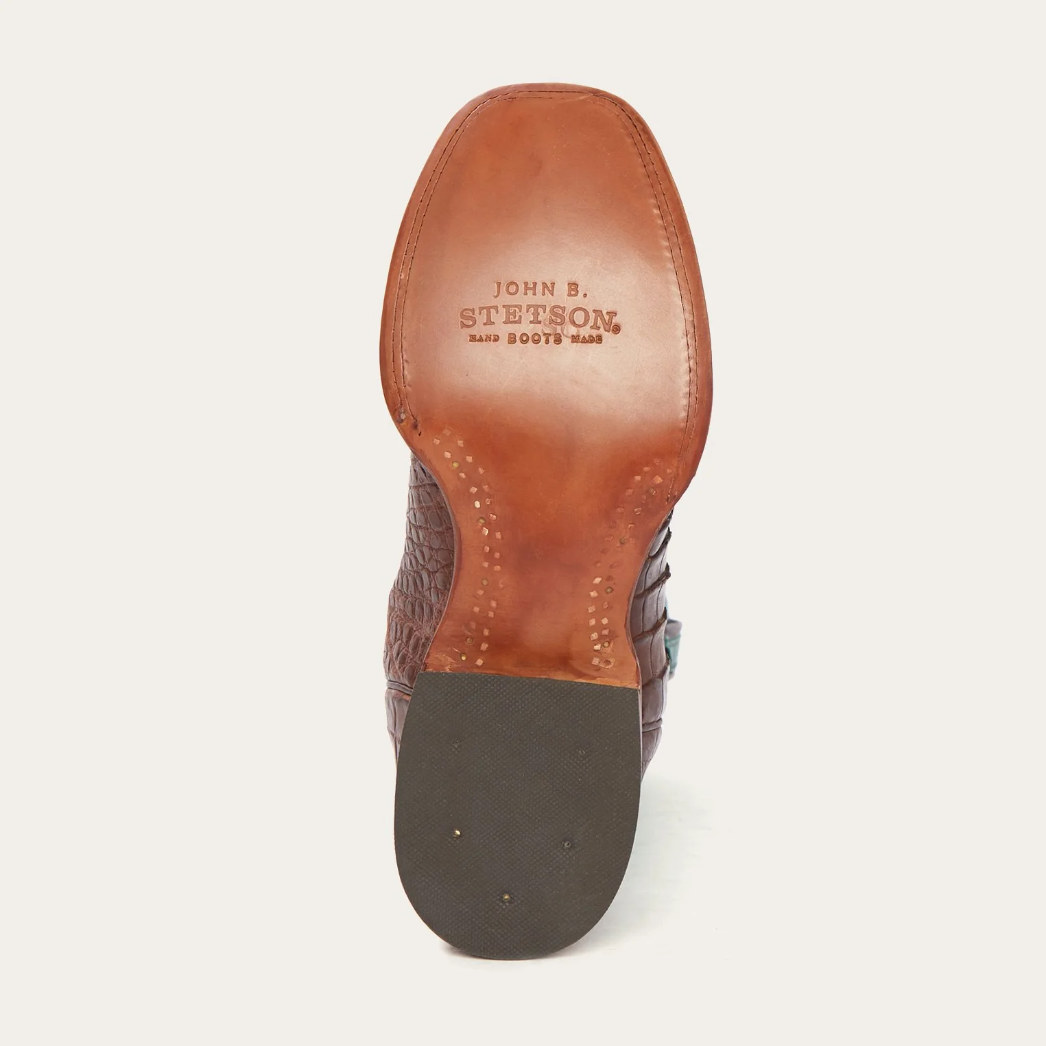 Big Horn Tobacco Alligator Cowboy Boot - Image 9