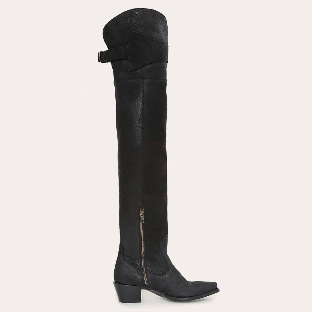 Glam Over-The-Knee Fringe Boot - Image 9