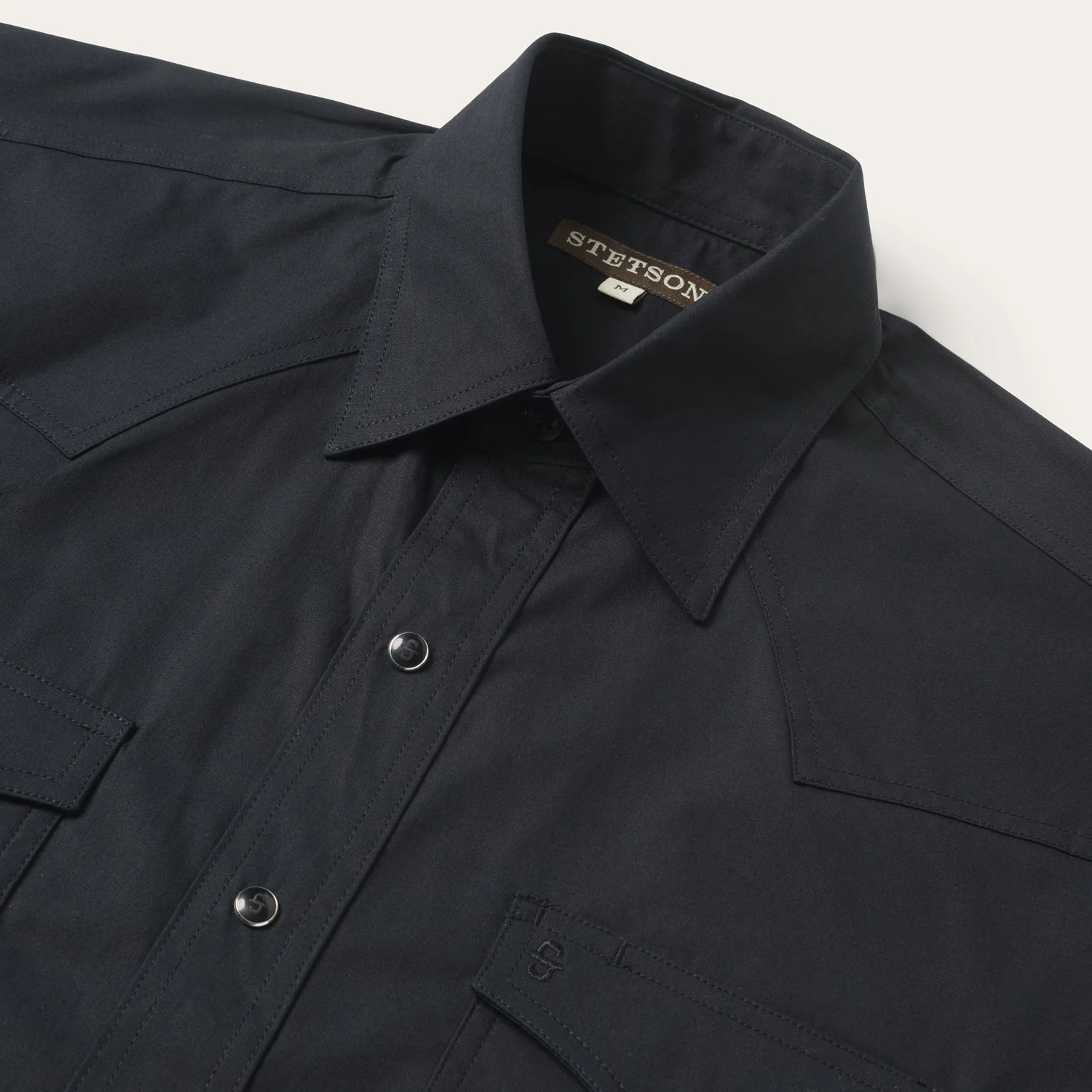 Classic Western Shirt in Black - Image 5