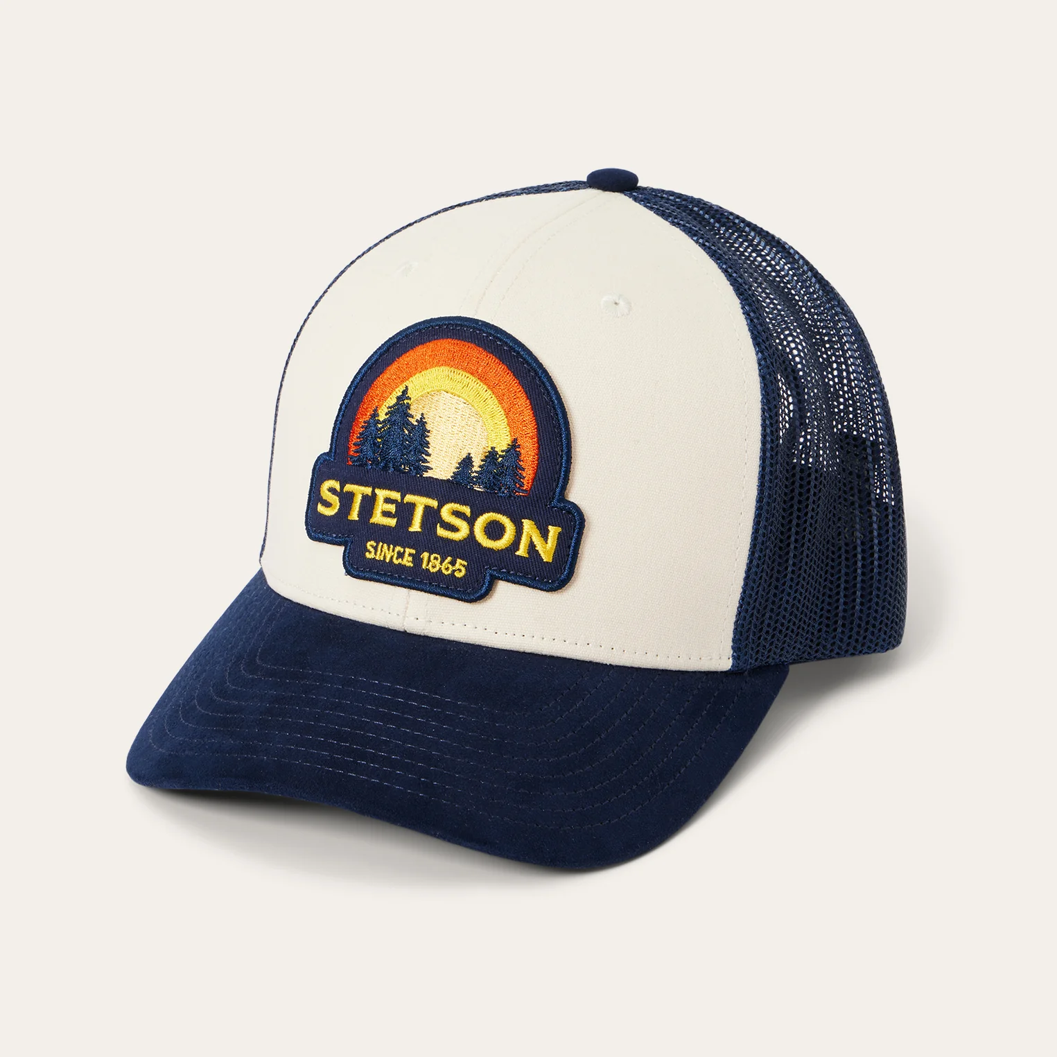 Cream Sunset Trucker Cap - Image 3