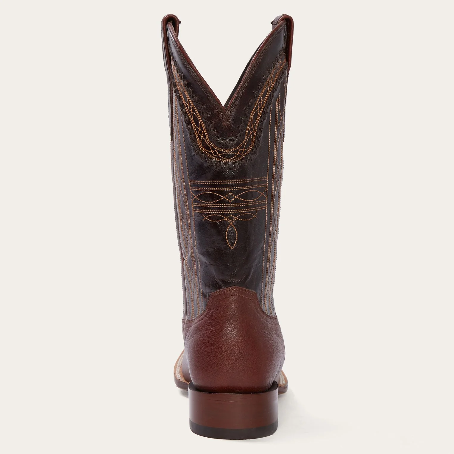 Denver Brown Goat Hand Stitched Cowboy Boot - Image 4