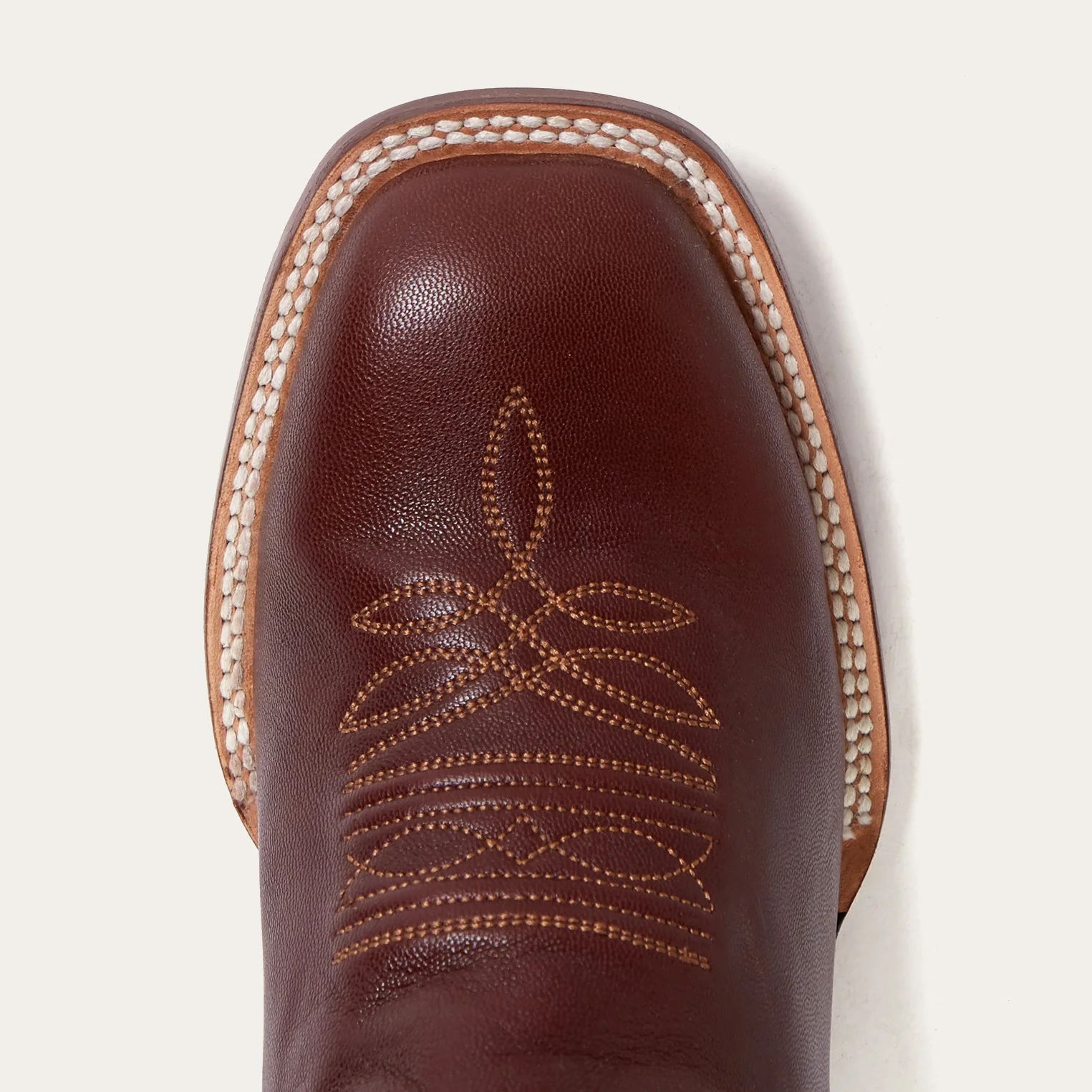 Denver Brown Goat Hand Stitched Cowboy Boot - Image 5