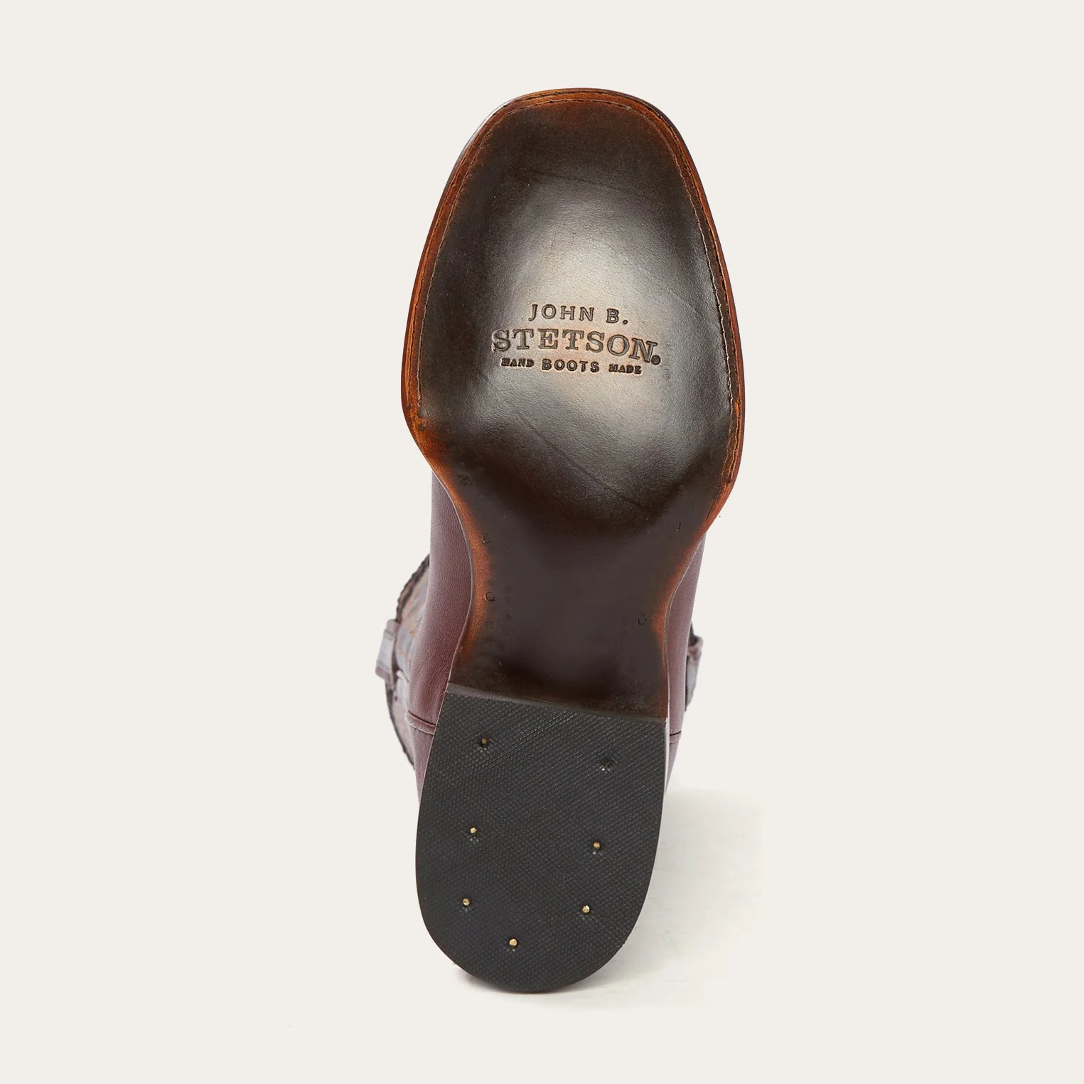 Denver Brown Goat Hand Stitched Cowboy Boot - Image 6