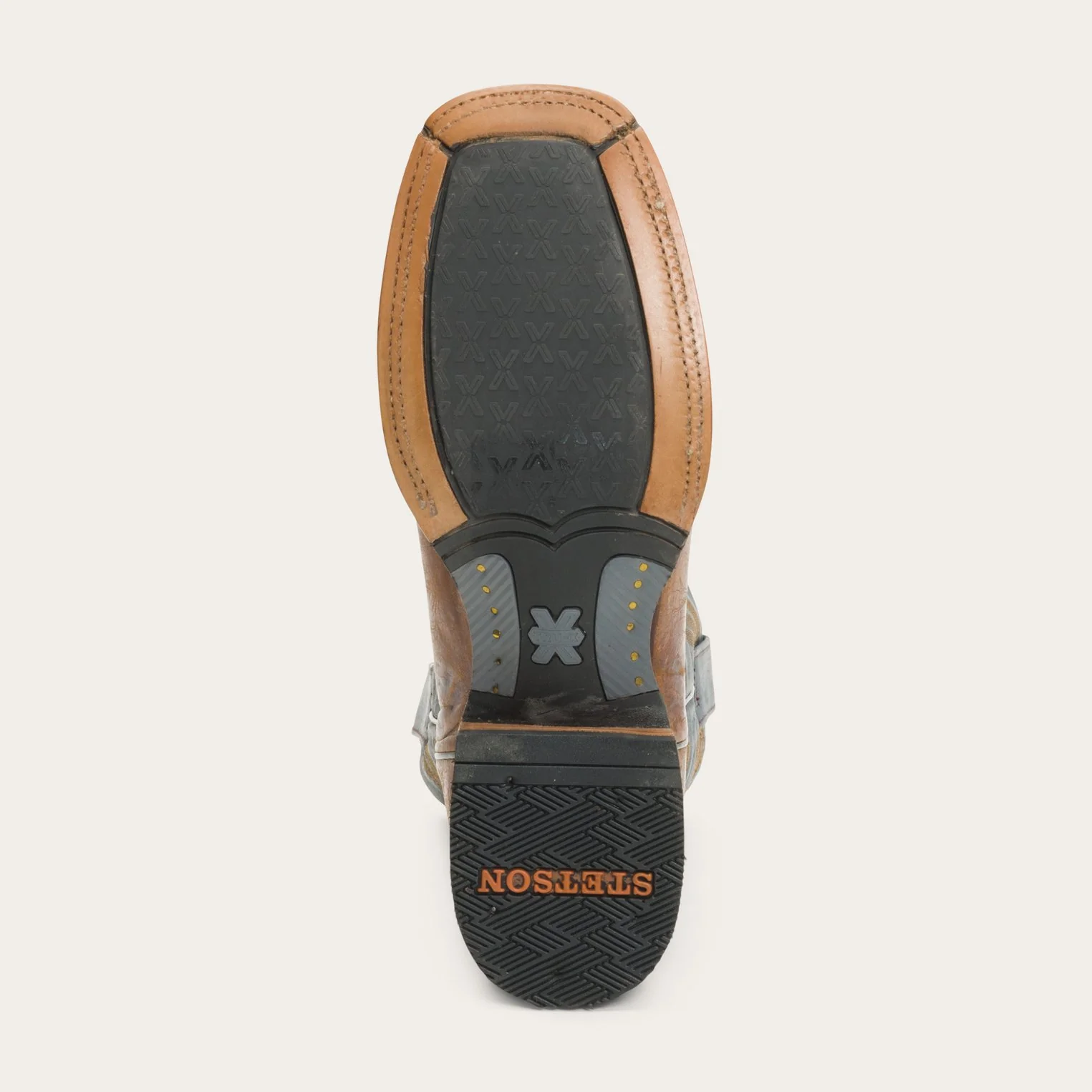 Goddard Burnished Blue & Brown Leather Boot - Image 7