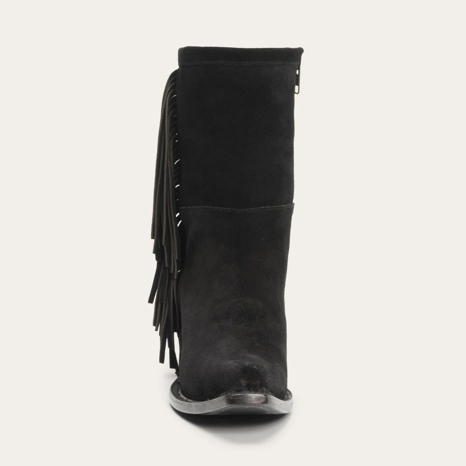 Halle Suede Fringe Side Zip Boot - Image 5