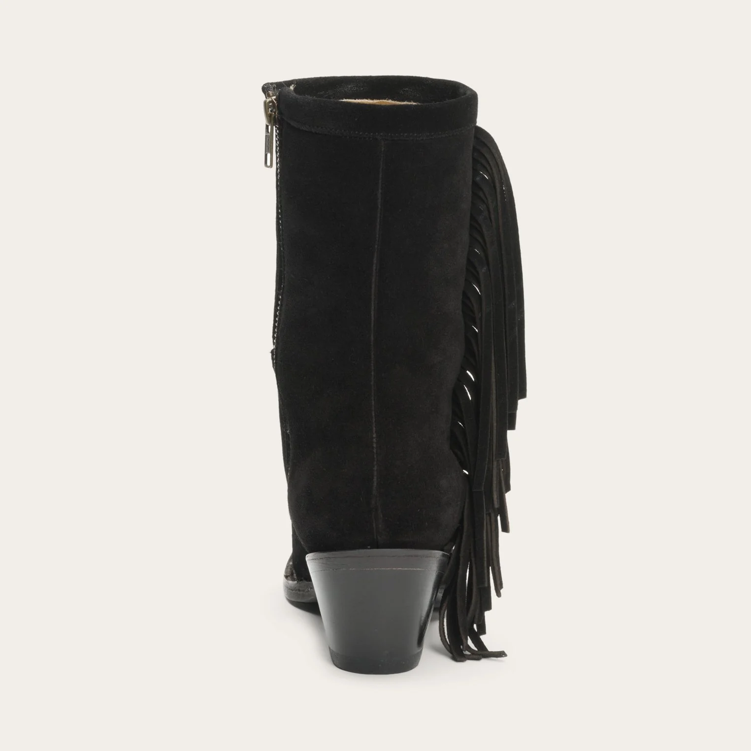 Halle Suede Fringe Side Zip Boot - Image 6