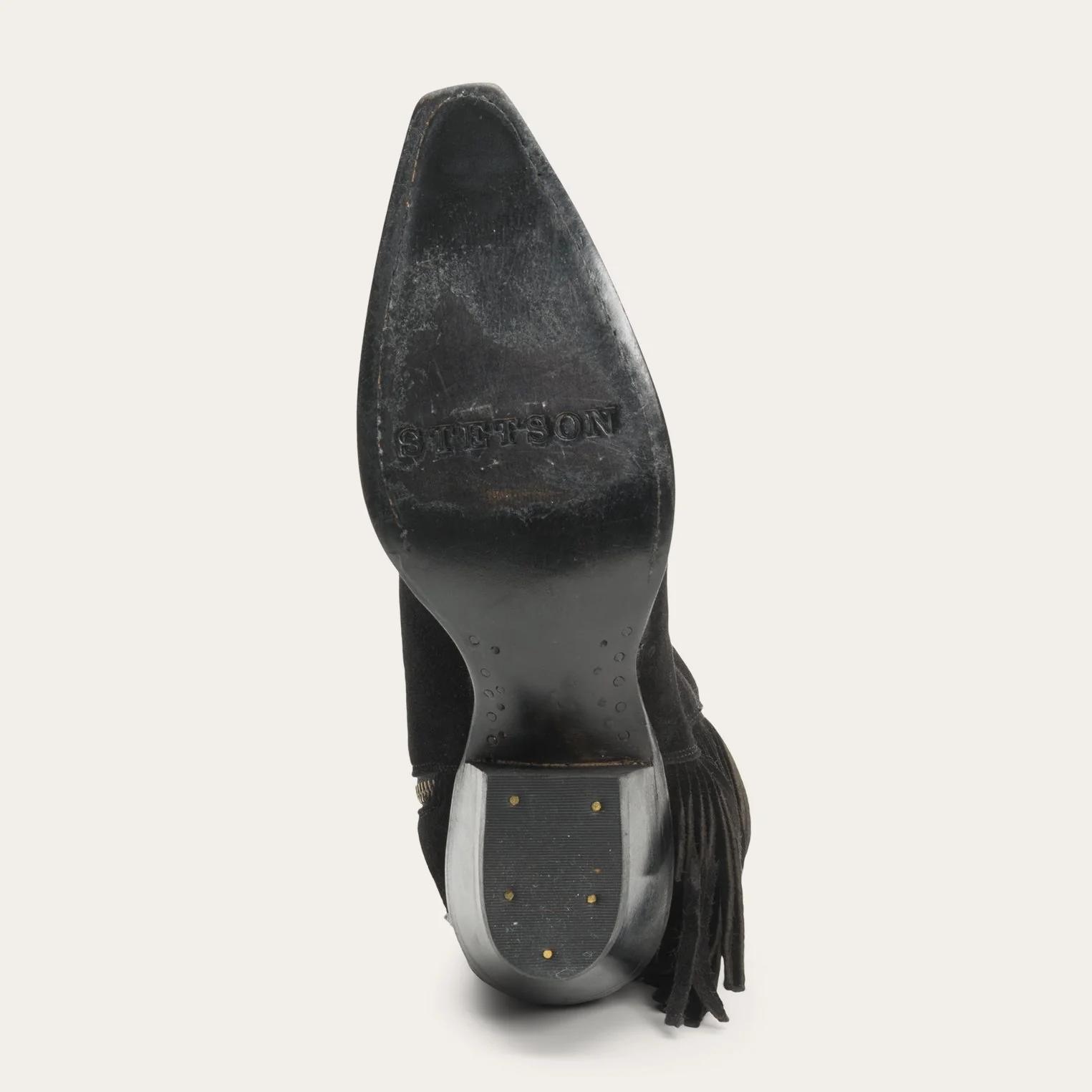 Halle Suede Fringe Side Zip Boot - Image 8