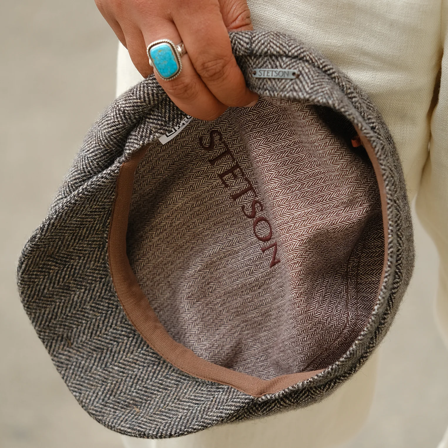 Wool Herringbone Hatteras - Image 5