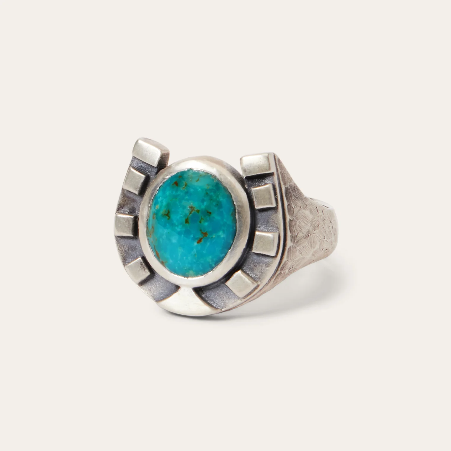Horseshoe Ring with Turquoise - Image 5