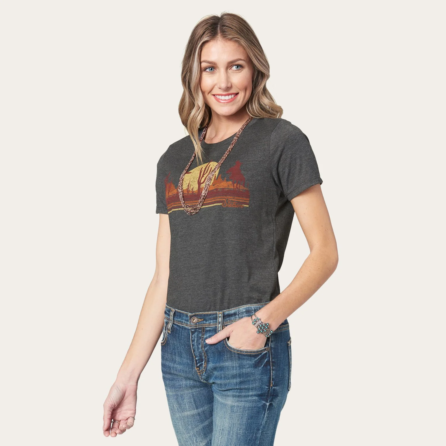 Riding Into The Sunset Graphic Tee - Image 4