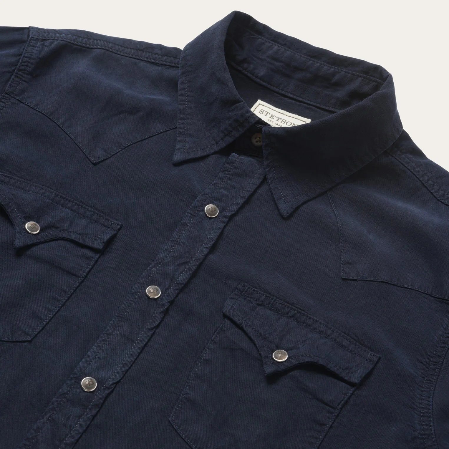 Navy Twill Shirt - Image 4