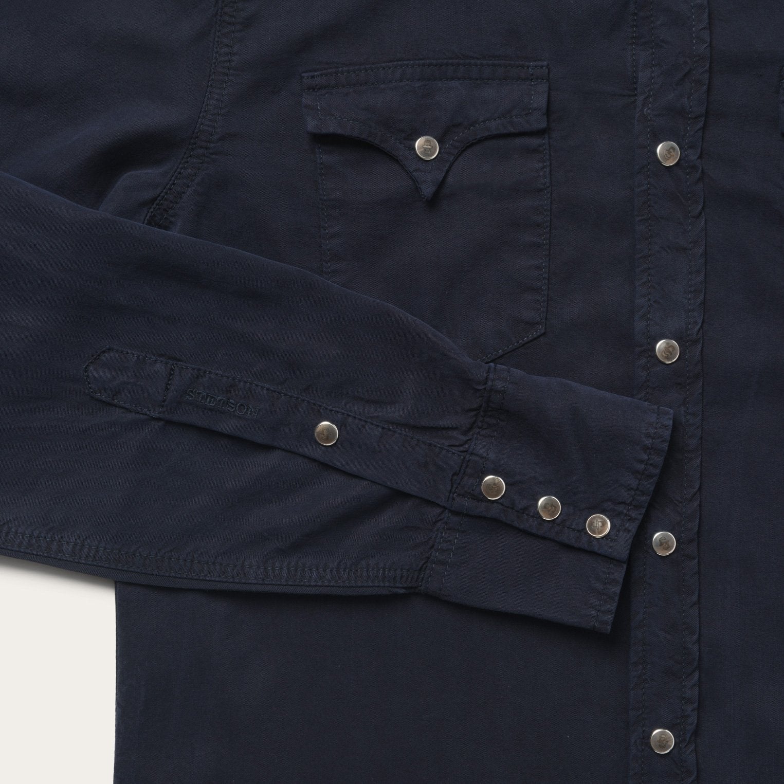 Navy Twill Shirt - Image 6