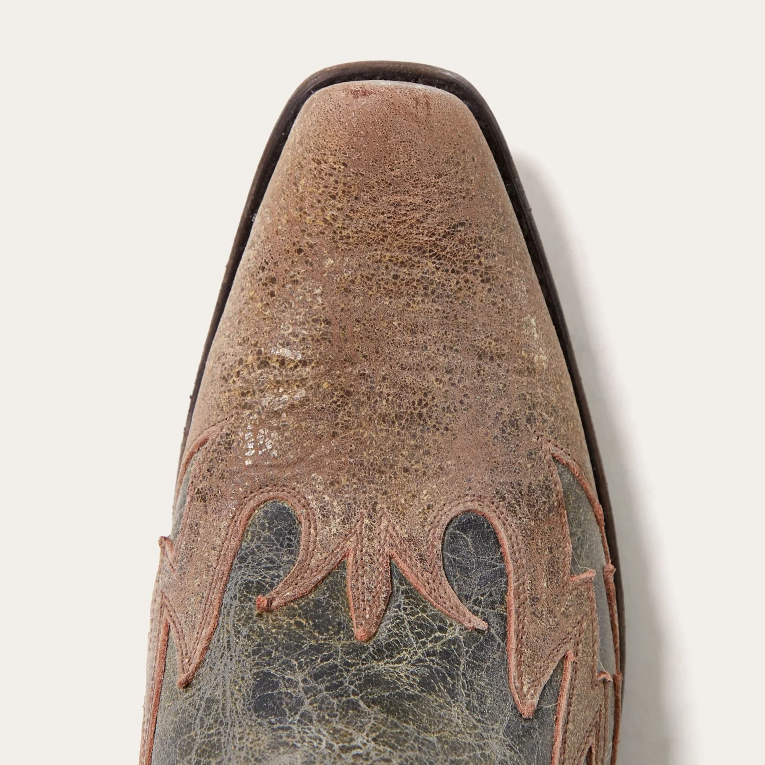 Sundance Kid Washed Crater Black Cowboy Boot - Image 5