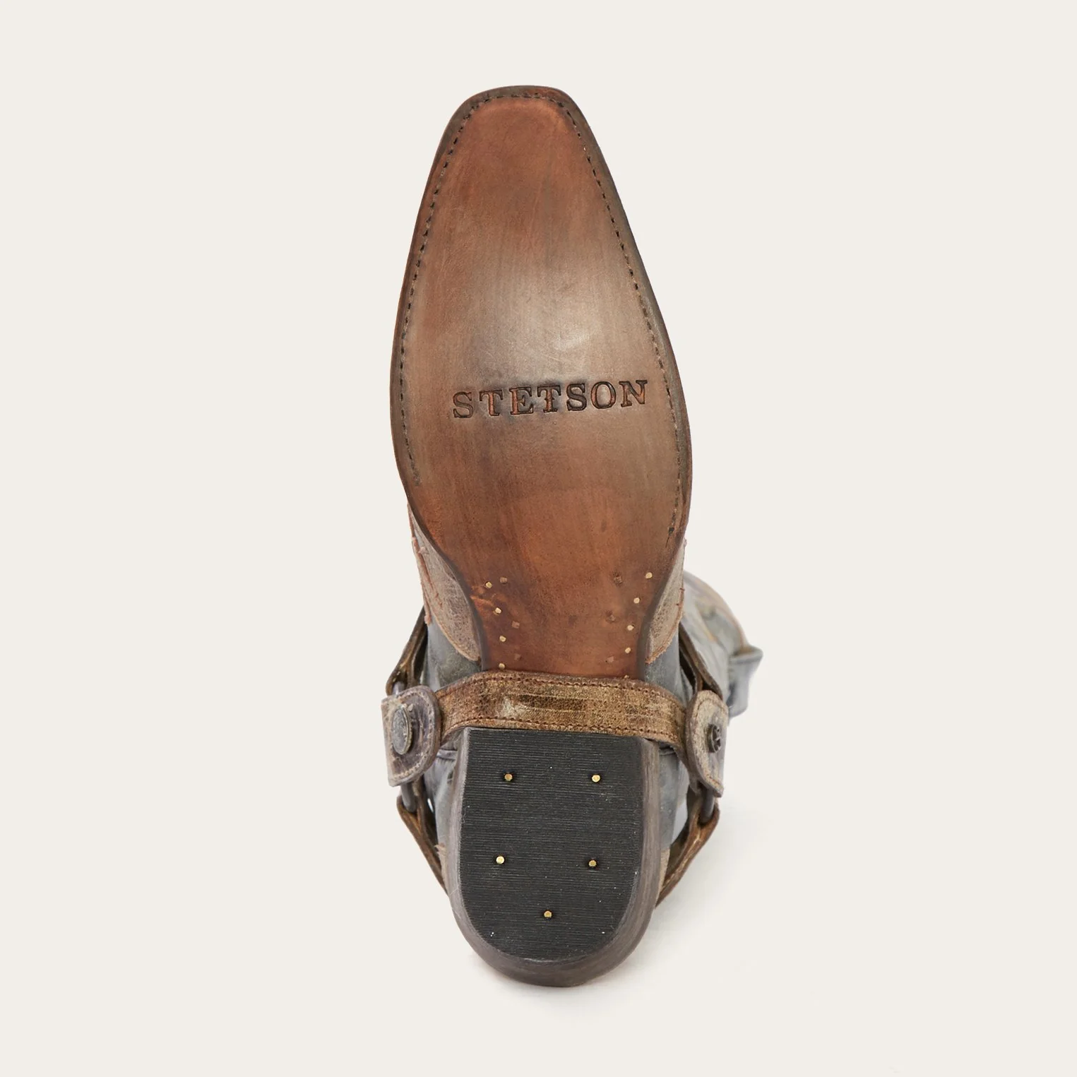 Sundance Kid Washed Crater Black Cowboy Boot - Image 6